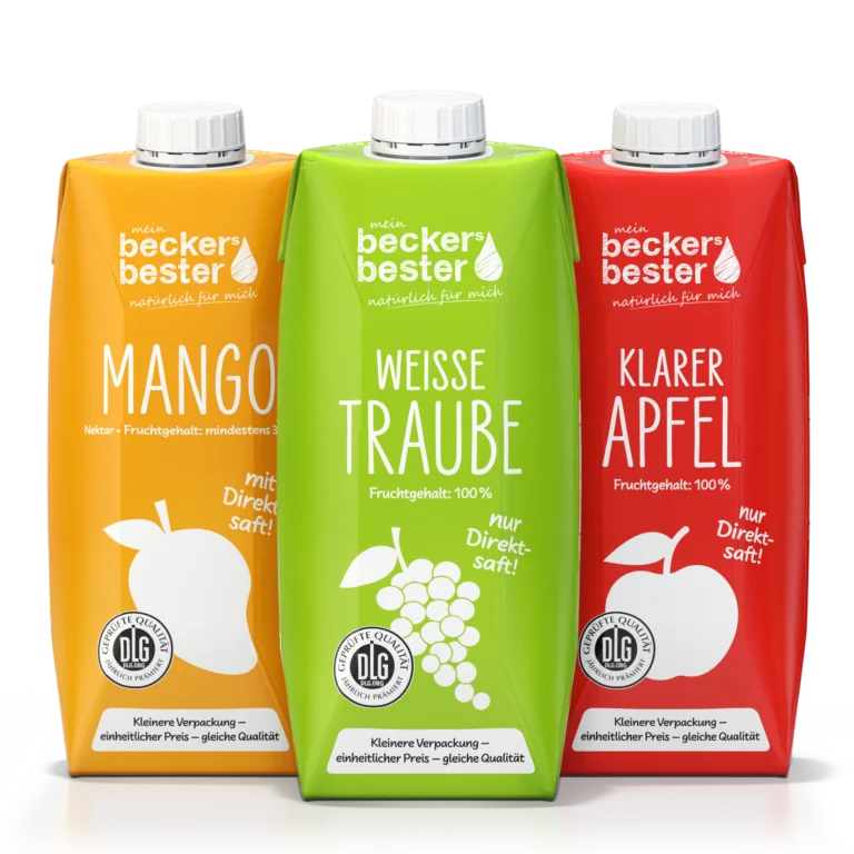 Direktsäfte und Nektare in 0,75 Liter Tetra Pak